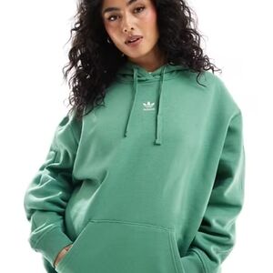 Adidas Women's Mint Green Hoodie